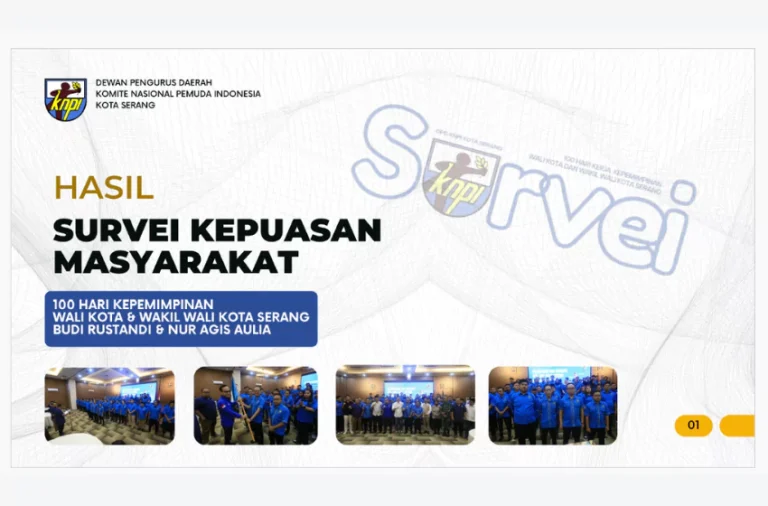 survey kepuasan masyarakat Kota Serang