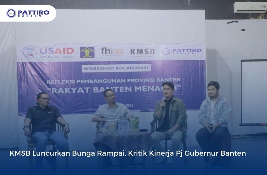 KMSB Luncurkan Bunga Rampai, Kritik Kinerja Pj Gubernur Banten