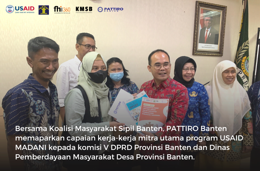 Capaian kerja mitra utama program USAID MADANI