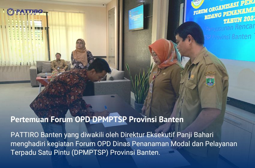 Pertemuan Forum OPD DPMPTSP Provinsi Banten